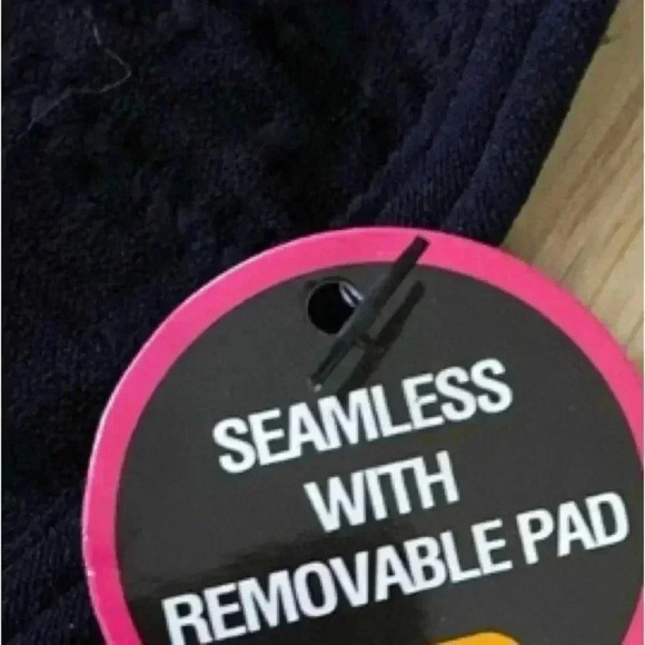 🆕Rene Rofe Seamless Cut Out Black Sport Bra🆕 - Picture 12 of 12